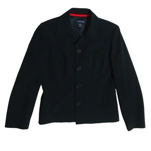 Black Four Button Ann Taylor Blazer Size 4